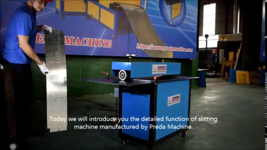 Preda Machine duct slitter is capable of both beading and slitting function in one machine